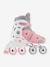 Mitwachsende Kinder 2-in-1-Inlineskates LEARNING GLOBBER blau+rosa 7