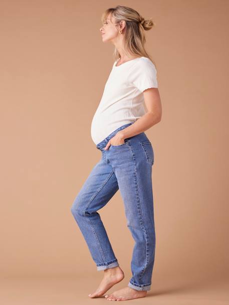 Mom-Jeans für die Schwangerschaft ENVIE DE FRAISE mit abnehmbarem Einsatz, waterless blue stone+dunkel blau 1