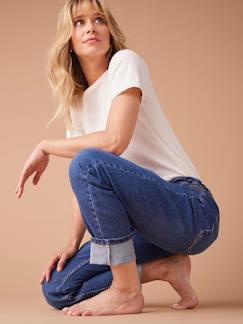 Slim-Fit-Umstandsjeans, Seamless-Bund WATERLESS ENVIE DE FRAISE, Bundweite verstellbar  [numero-image]