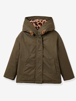 Mädchen Parka mit Leo-Futter CYRILLUS  [numero-image]