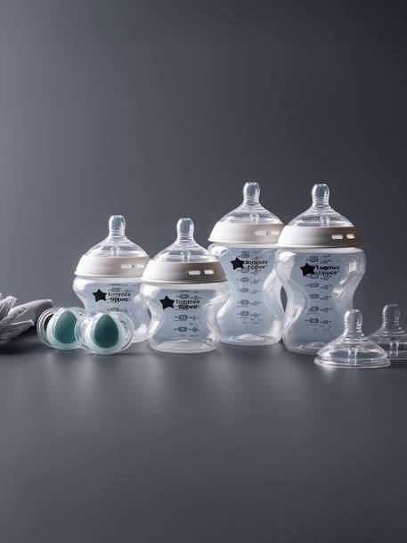 Babyflaschen Starter-Set für Neugeborene Natural Start Tommee tippee transparent 1