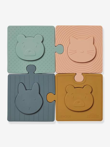 Baby Minipuzzle aus Silikon BODIL LIEWOOD blau 2