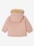 Wendbare Baby Winterjacke mit Recycling-Polyester altrosa 3