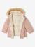 Wendbare Baby Winterjacke mit Recycling-Polyester altrosa 2