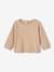 Jungen Baby Shirt aus Waffelpikee beige 2