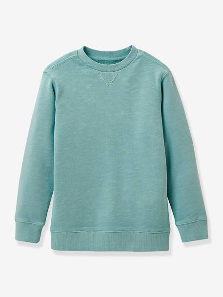 Jungen Sweatshirt CYRILLUS türkis 1