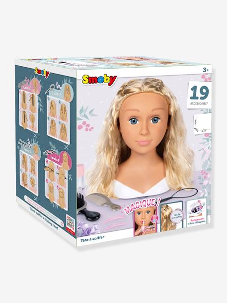 Blonder Kinder Frisierkopf My Beauty SMOBY mehrfarbig 4