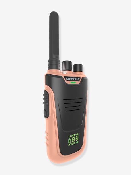 Kinder Akku-Walkie-Talkie KIDYTALK KIDYWOLF blau+rosa nude 7