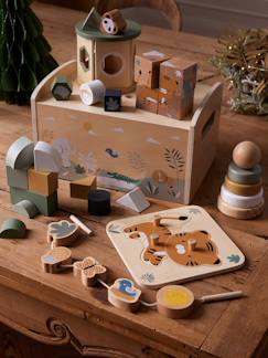 -Baby Spielzeug-Set mit Tiermotiven, Holz FSC®