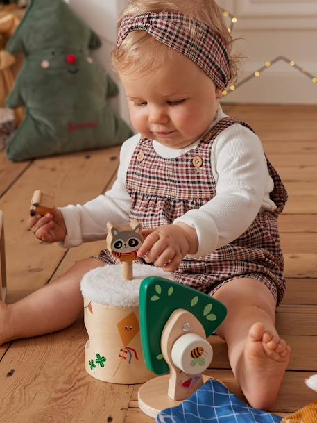 3er-Set Baby Sensorik-Spielzeug aus Holz FSC® natur 2