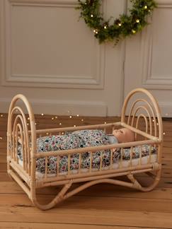 Puppenbett aus Rattan MINI BOHO  [numero-image]