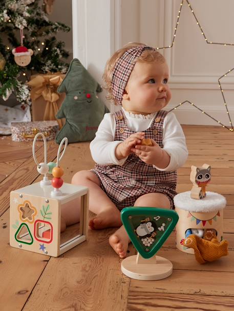 3er-Set Baby Sensorik-Spielzeug aus Holz FSC® natur 1