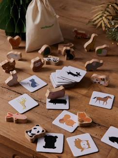 Spielzeug-Lernspielzeug-Kinder Logikspiele TIERE aus Holz FSC®