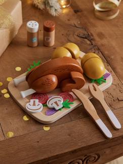 Spielzeug-Spielküchen, Tipis & Kostüme -Kinder Spiel-Hähnchenbraten mit Zubehör, Holz FSC®