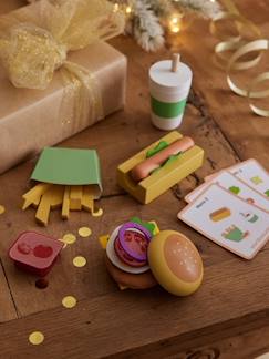 Kinder Fast-Food-Spielset aus Holz FSC®  [numero-image]