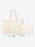 Wickeltasche Tote Bag BABYMOOV, Recycling-Baumwolle beige+braun bedruckt 6