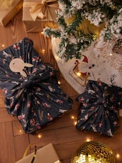 2er-Set Furoshiki-Geschenktücher Weihnachtsmann und Freunde  [numero-image]