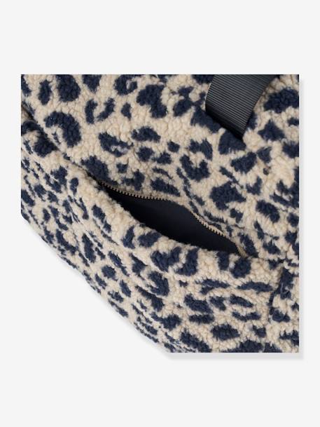 Wickeltasche Menza Pile LIEWOOD, Teddyfleece aus Recycling-Polyester schwarz leoprint 2