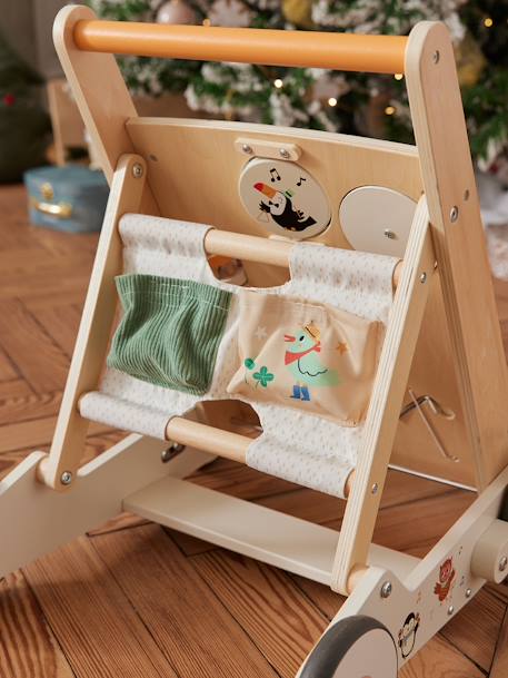 Baby Lauflernwagen HAPPY ANIMALS aus Holz FSC® natur 7