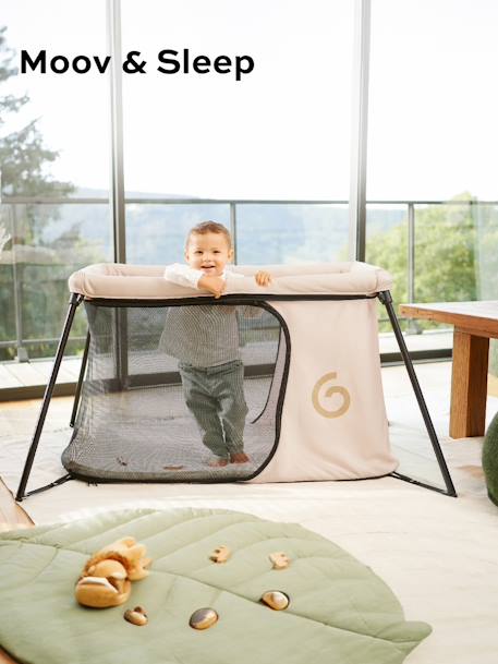 Leichtes Reisebett Moov & Sleep BABYMOOV mit Recycling-Material sandfarben 6