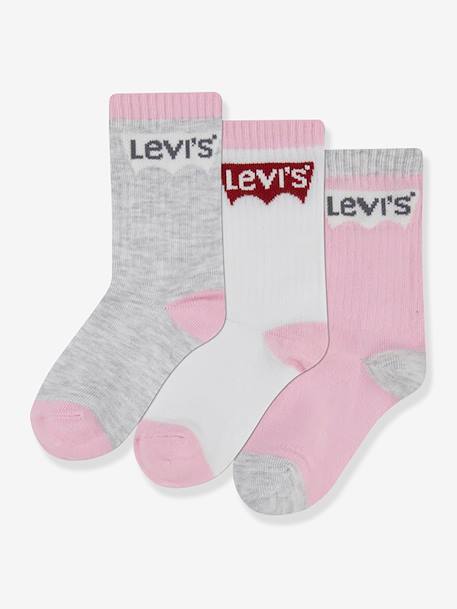 3er-Pack Socken Batwing regular Cut Levi's marine+rosa+schwarz 4