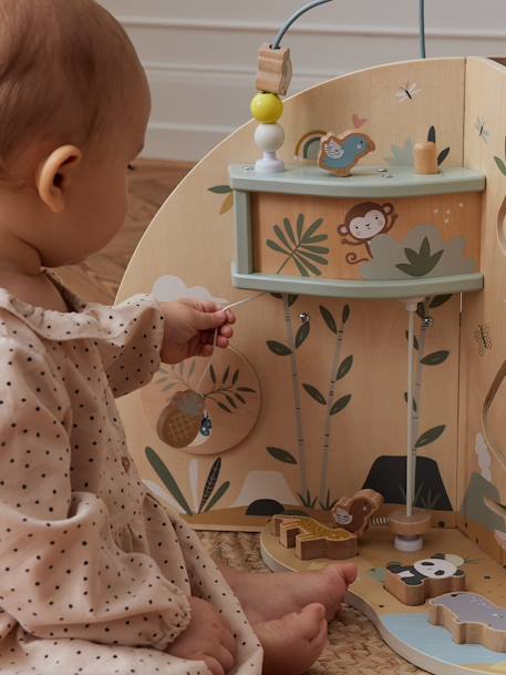 Baby Activity-Center mit 3 Spielwelten, Holz FSC© natur 7