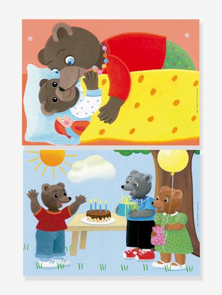 2er-Set Kinder Puzzles KLEINER BRAUNBÄR EDUCA, 2x 20 Teile grün 2