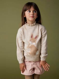 Maedchenkleidung-Mädchen Jacquard-Pullover