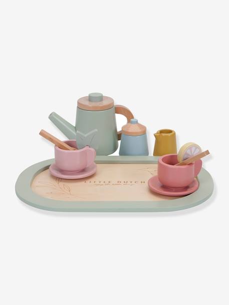 Kinder Teeservice aus Holz Spring Flowers LITTLE DUTCH mehrfarbig 5