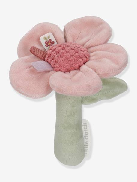 Baby Blumenrassel Fairy Garden LITTLE DUTCH aus Plüsch pudrig rosa 1