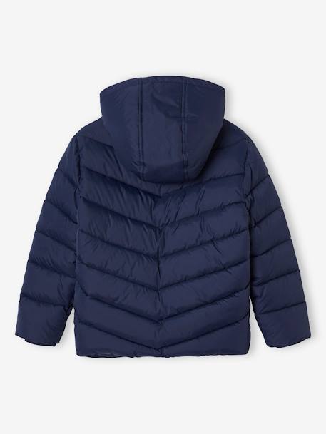 Jungen Skijacke mit Fleecefutter und Recycling-Polyester marine 3