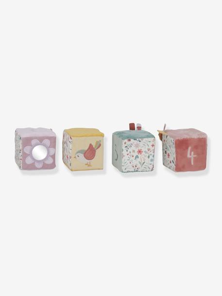 4er-Set weiche Baby Activity-Würfel Flowers & Butterflies LITTLE DUTCH mehrfarbig 2