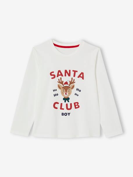 Jungen Schlafanzug SANTA CLUB, Capsule Collection FAMILY Oeko-Tex wollweiß 2