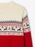 Weihnachtlicher Damen/Herren Jacquardpullover Capsule FAMILY Oeko-Tex marine+rot 8