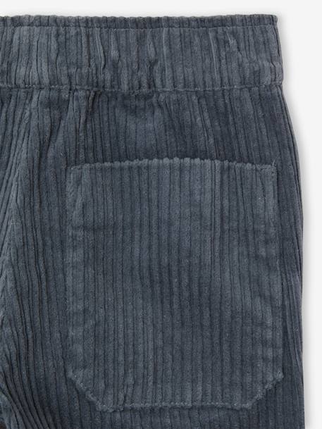 Jungen Cordhose mit Dehnbund karamell+schieferblau+tannengrün 14