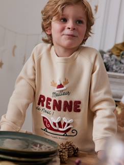 Maedchenkleidung-Kinder Sweatshirt Familien-Capsule WEIHNACHTEN, mit Recycling-Polyester