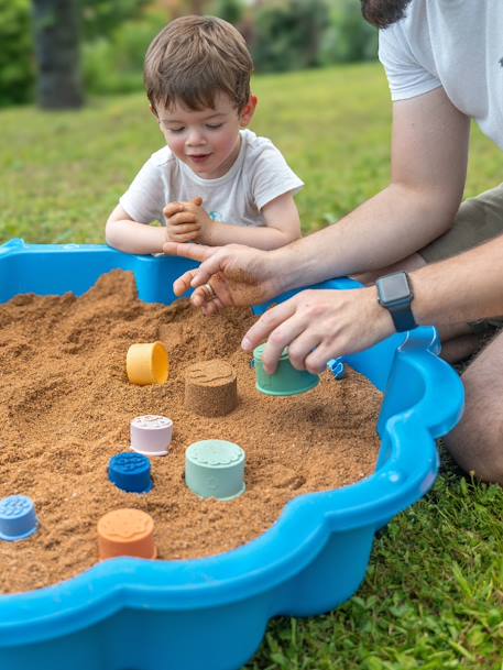 7er-Set Baby Stapelbecher aus Silikon BADABULLE mehrfarbig 5