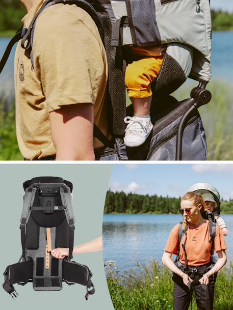 Wander-Babytrage MOOV & HIKE BABYMOOV mit Recycling-Material grün 4