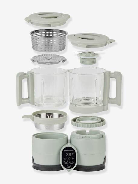 4-in-1-Babykostzubereiter Nutribaby Glass BABYMOOV grün 6