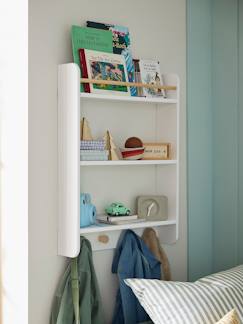 Dekoration & Bettwäsche-Kinderzimmer Bücherregal mit Garderobe KONFETTI