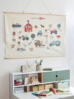 Dekoration & Bettwäsche-Dekoration-Wohnaccessoires-Kinderzimmer Poster Bauernhoffahrzeuge