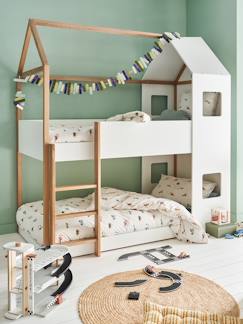 Kinderzimmer-Kindermöbel-Babybetten & Kinderbetten-Kombibetten, Hochbetten & Etagenbetten-Kinder Etagenbett CABANE, Hausbett