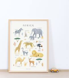 -Kinderzimmer Poster LIVING EARTH Afrika LILIPINSO