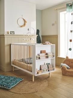 Kinderzimmer-Kindermöbel-Babybett mit Regal HOLZPERLEN