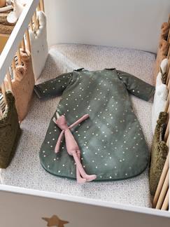 Dekoration & Bettwäsche-Babybettwäsche-Schlafsäcke-Baby Winterschlafsack GRÜNER WALD Ärmel abnehmbar Oeko-Tex personalisierbar