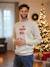 Herren Sweatshirt Familien-Capsule WEIHNACHTEN, mit Recycling-Polyester vanille 1