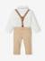 Festliches Baby-Outfit, 4 Teile beige 6