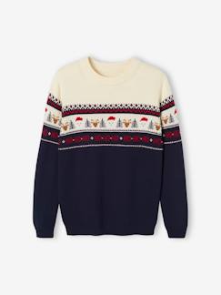 Umstandsmode-Weihnachtlicher Jacquardpullover für Damen oder Herren Capsule FAMILY Oeko-Tex