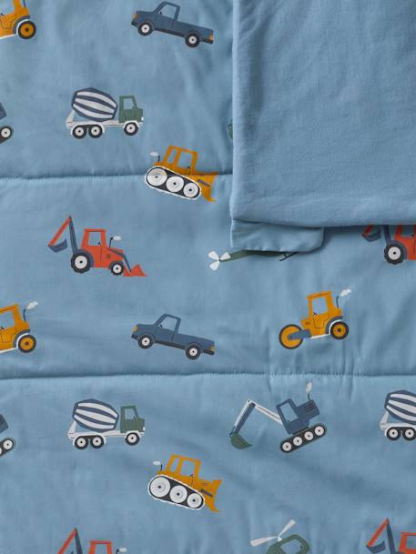 Kinder Schlafsack mit Printmuster und Recycling-Material blau bedruckt+mehrfarbig 3