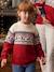 Kinder Weihnachtspullover mit Jacquardmuster Capsule FAMILY Oeko-Tex marine+rot 4